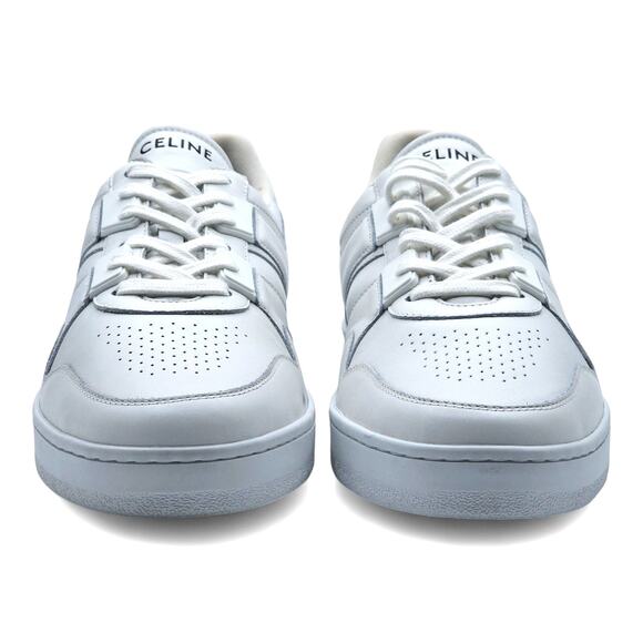 Celine Trainer Low Top Leather Sneakers in White size 44 $850 main image 10